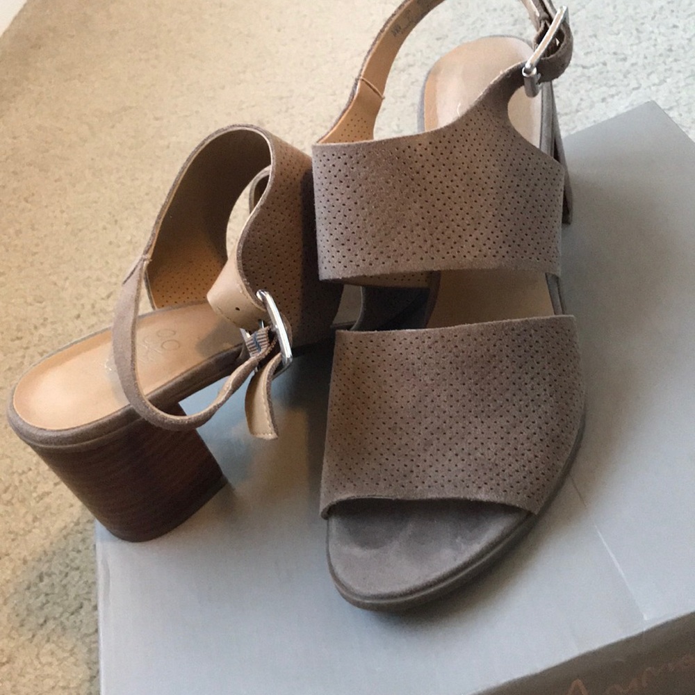 Franco sarto suede sandals